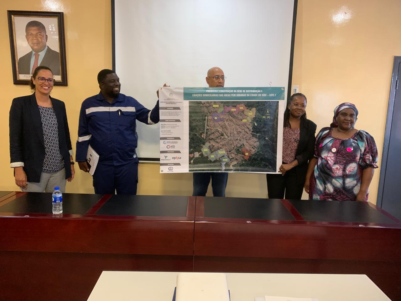 Uíge beneficiará de 15 mil novas ligações de água potável