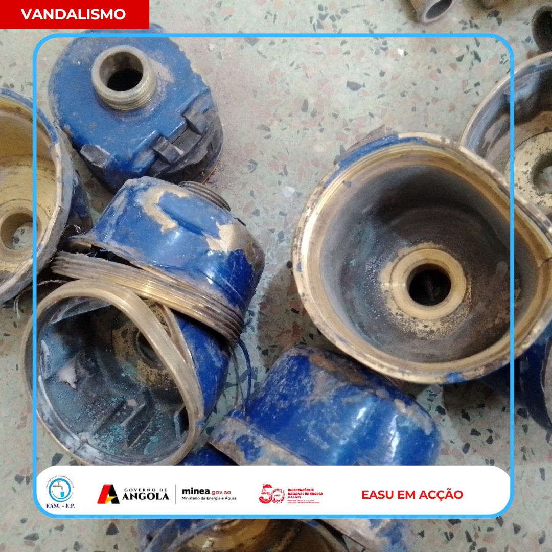 Polícia Nacional Recupera Contadores de Água Furtados no Bairro Benvindo